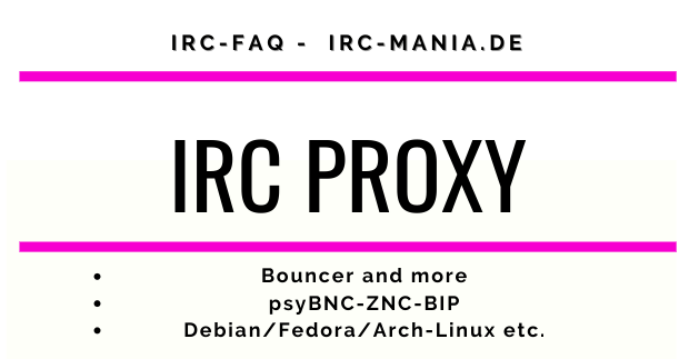 IRC Proxy Bouncer
